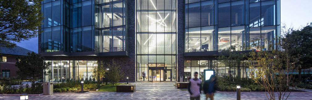 capital - resources - images - IMAGE - bright building east elevation at dusk